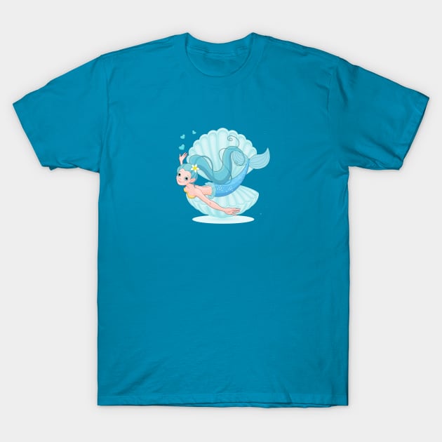 Love Mermaid T-Shirt by angelwhispers